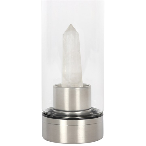 Clear Quartz Energising Water Bottle - Image 2