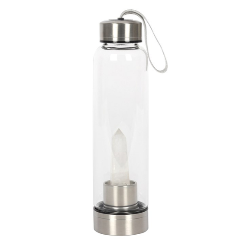 Clear Quartz Energising Water Bottle